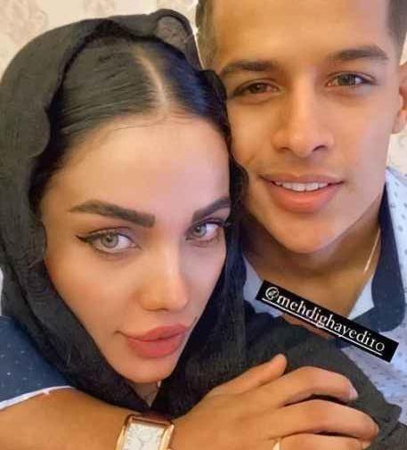 عکس همسر قائدی بازیکن استقلال
