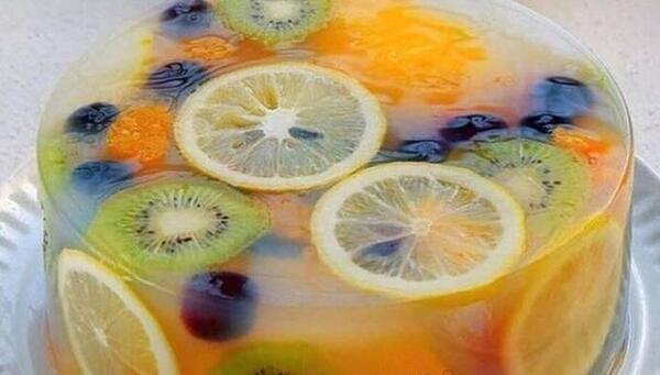عکس ژله میوه ایی