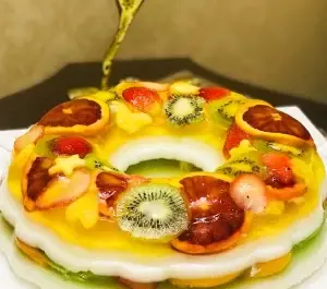 عکس ژله میوه ایی