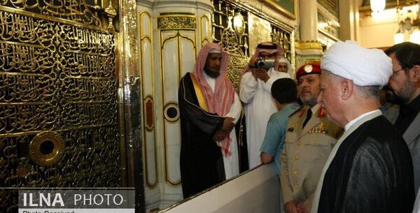 عکس داخل ضریح پیامبر