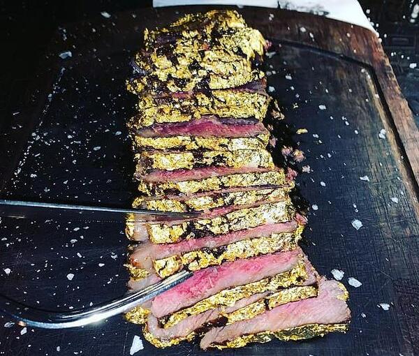 عکس غذا طلا