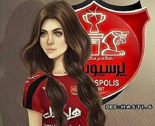 عکس نقاشی دخترونه پرسپولیس