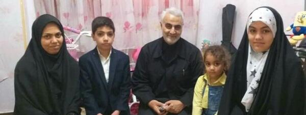 عکس همسر شهید سلیمانی