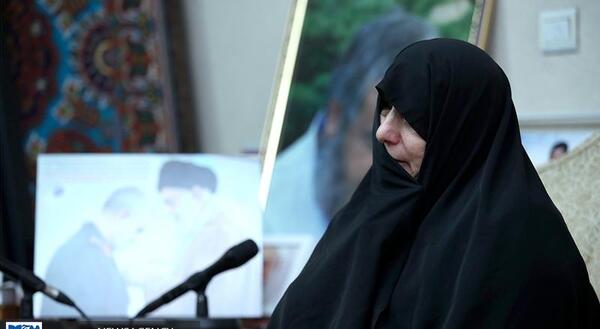عکس همسر شهید سلیمانی