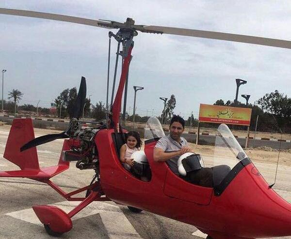 عکس داخل هلیکوپتر