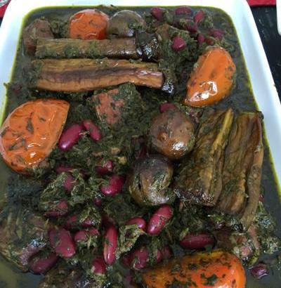 عکس قورمه سبزی لاکچری