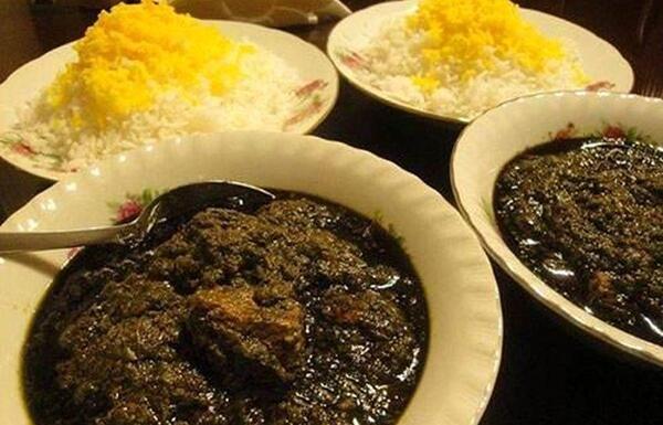 عکس قورمه سبزی لاکچری