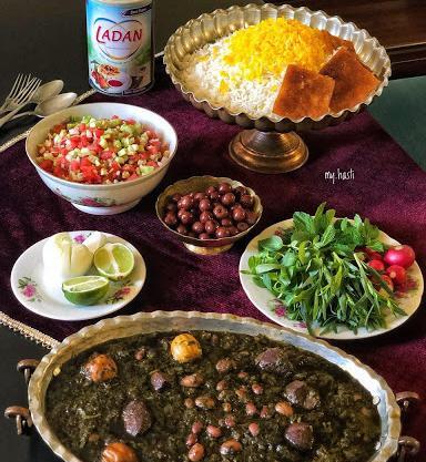 عکس قورمه سبزی لاکچری