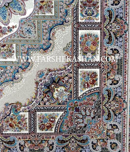 عکس فرش حوض نقره ای
