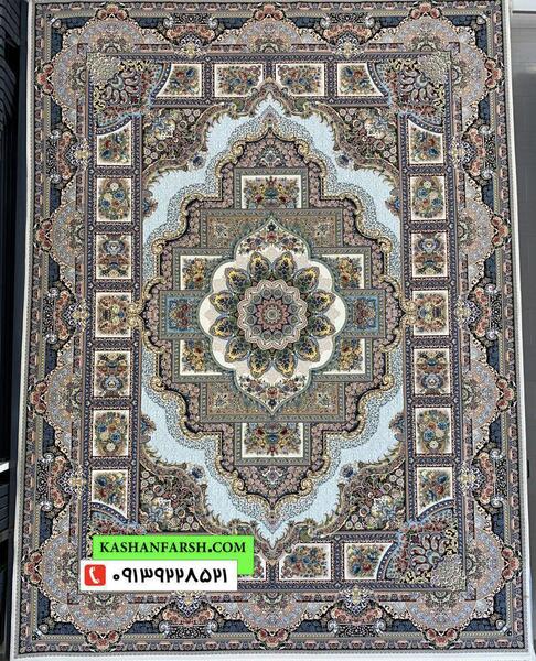 عکس فرش حوض نقره ای