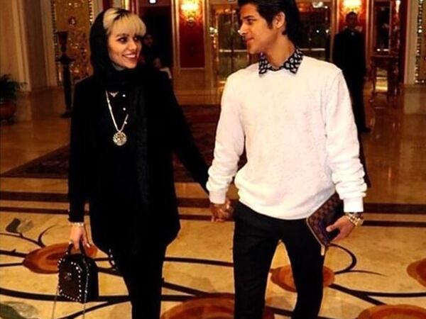 عکس بچه مهدی قائدی