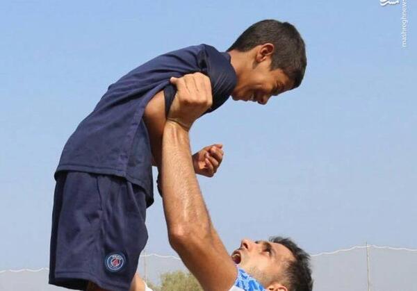 عکس بچه مهدی قائدی