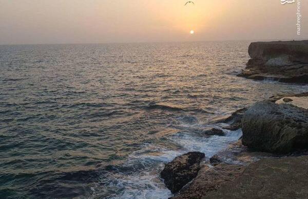 عکس غروب آفتاب چابهار