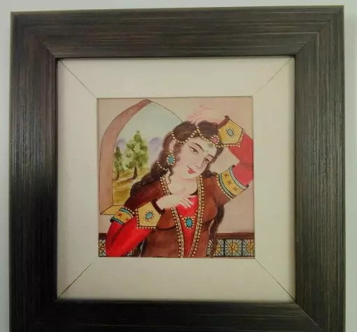 عکس نقاشی دختر قاجاری