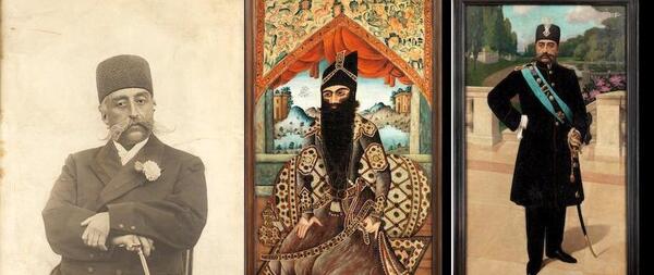 عکس نقاشی دختر قاجاری