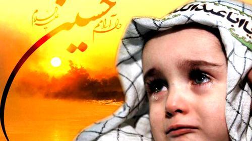 عکس گریه کنان امام حسین