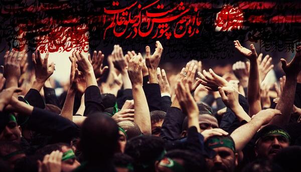 عکس گریه کنان امام حسین
