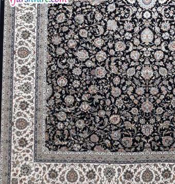 عکس فرش افشان سرمه ای