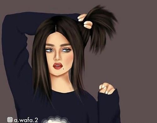 عکس نقاشی دخترانه سخت