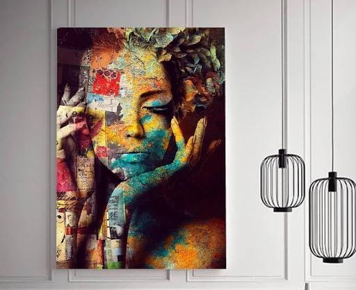 عکس نقاشی روی بوم