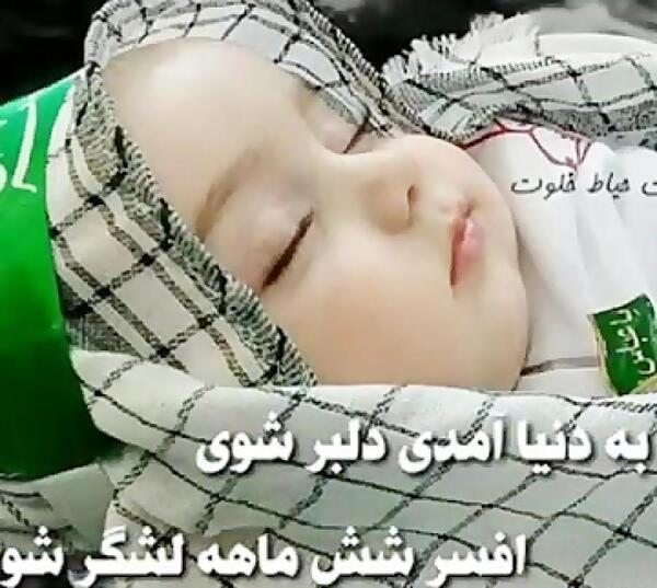 عکس گهواره حضرت علی اصغر در کربلا