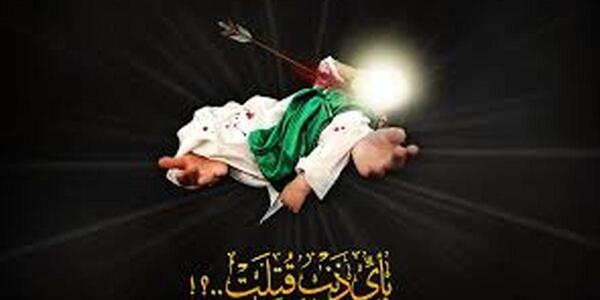 عکس گهواره حضرت علی اصغر در کربلا