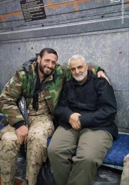 عکس حاج قاسم سلیمانی وقتی که شهید شد