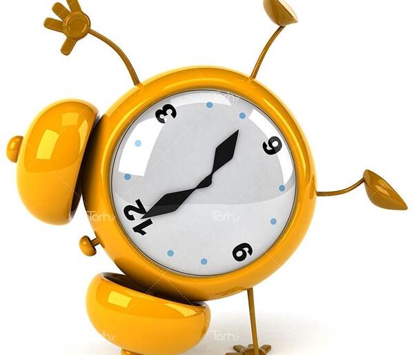 عکس ساعت کارتونی
