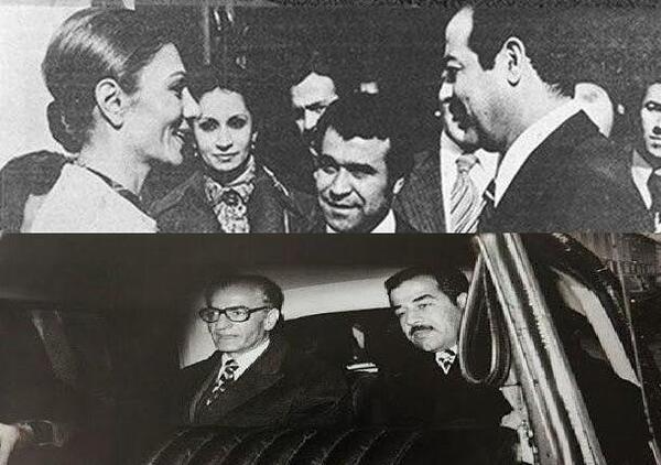 عکس شاه و صدام
