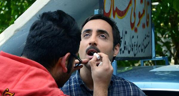 عکس پشت صحنه مانکن مرگ کاوه