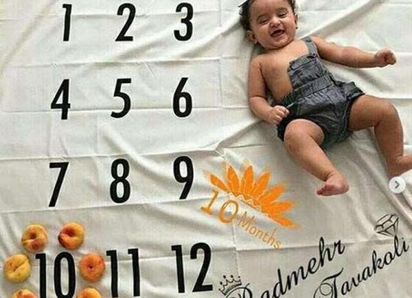 عکس ماهگرد ده ماهگی پسر