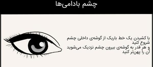 عکس کاشت خط چشم