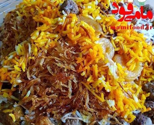 عکس غذا رشته پلو