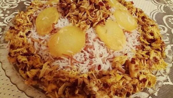 عکس غذا رشته پلو