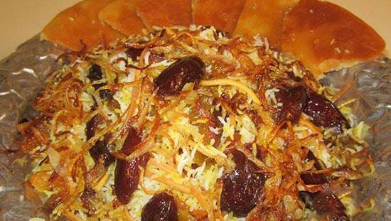 عکس غذا رشته پلو
