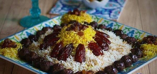 عکس غذا رشته پلو