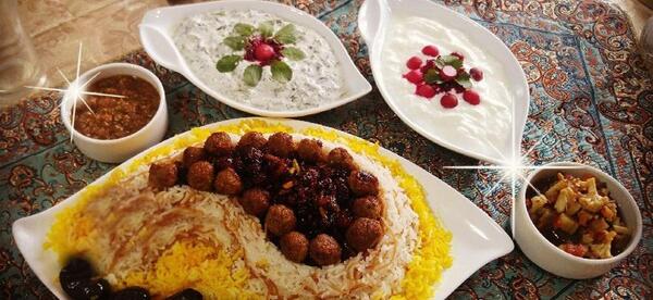عکس غذا رشته پلو