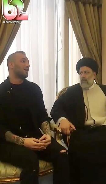 عکس خنده رئیسی