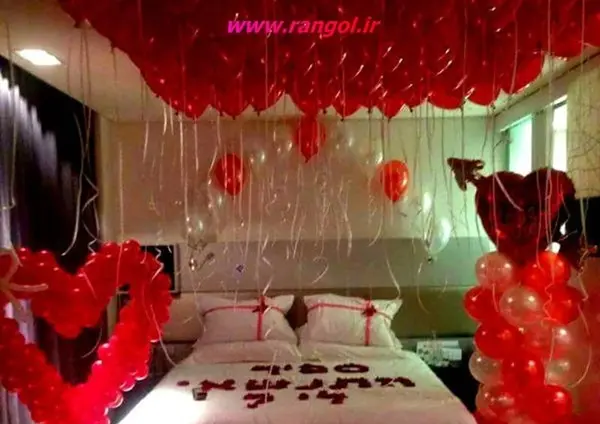 عکس عروس روی تخت خواب