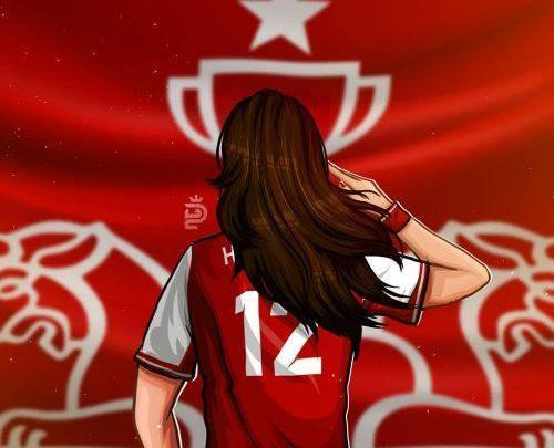 عکس دختر فیک با لباس پرسپولیسی