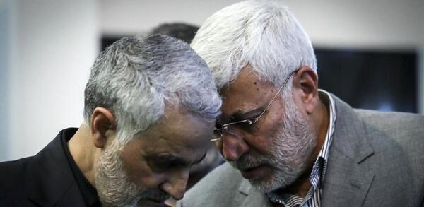 عکس حاج قاسم سلیمانی ابومهدی المهندس