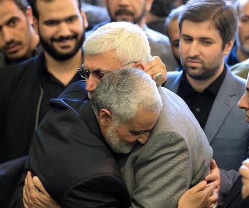 عکس حاج قاسم سلیمانی ابومهدی المهندس