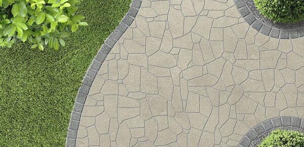 عکس سنگ فرش باغ