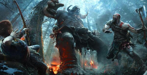 عکس بازی god of war 4