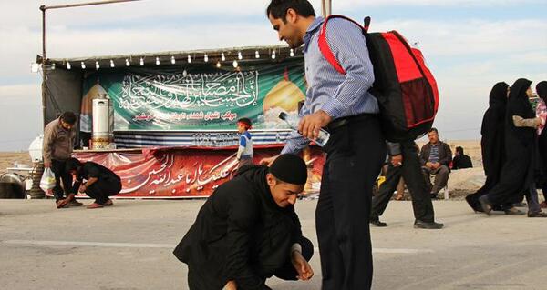 عکس اربعین زائران حسینی