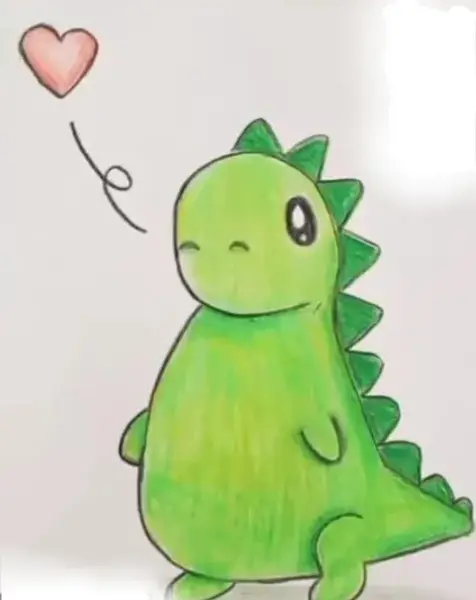 عکس نقاشی دایناسور