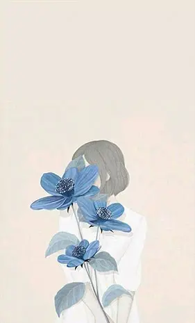 عکس فانتزی آبی