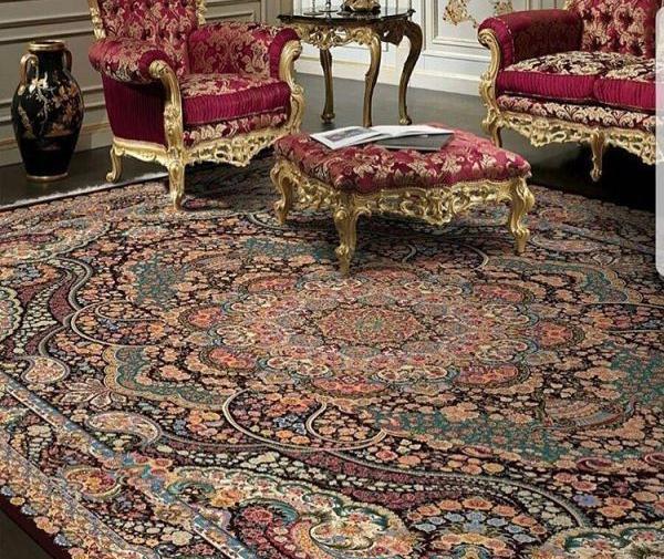 عکس فرش زرشکی جدید