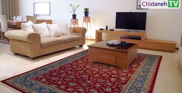 عکس فرش زرشکی جدید