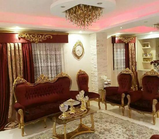 عکس فرش زرشکی جدید